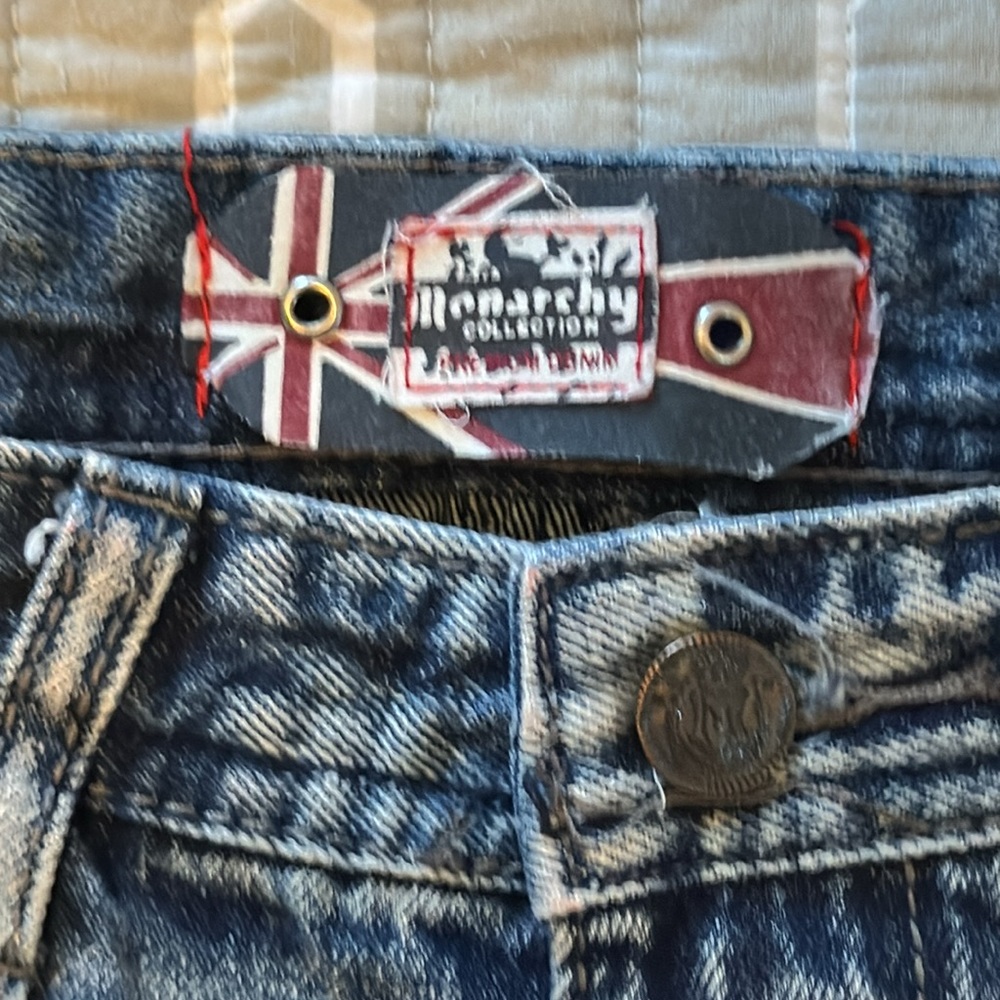 Monarchy Collection destroyed jeans and embroidered size 16 boys - Picture 3 of 7
